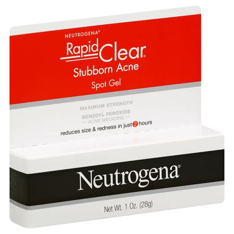 Neutrogena Rapid Clear Stubborn Acne Spot Gel Shop Facial Masks