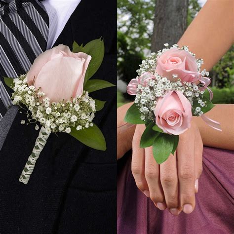 Boutonnieres Wrist Corsages 16 Count In 2021 Wrist Corsage Prom