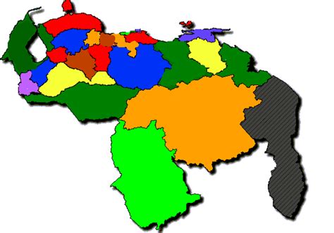 Imagenes Del Mapa De Venezuela Con Sus Estados Y Capitales Imagui