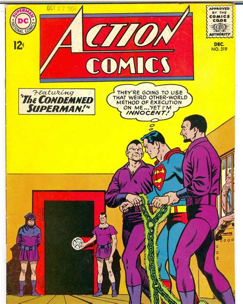 Crazy Comic Covers Action Comics 319 The Condemned