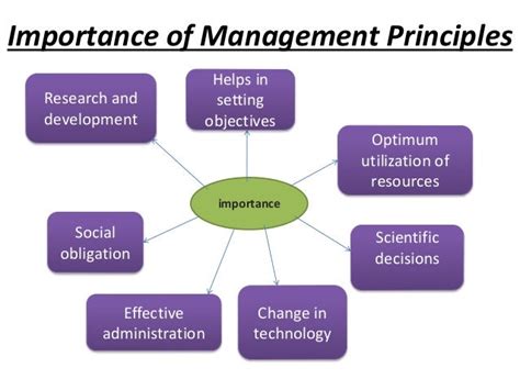 Slide importance of management principles