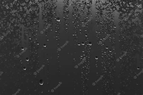 Premium Photo Black Wet Background Raindrops For Overlaying On