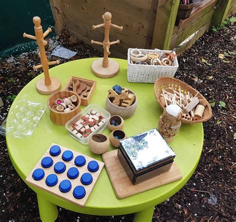 Loose Parts Tinker Table Eyfs Classroom Tinker Finger Gym