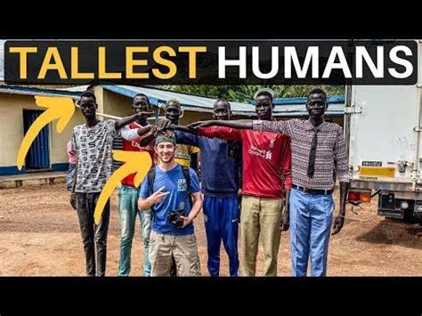 TALLEST HUMANS On Earth South Sudan YouTube Tall People Black American Sudan