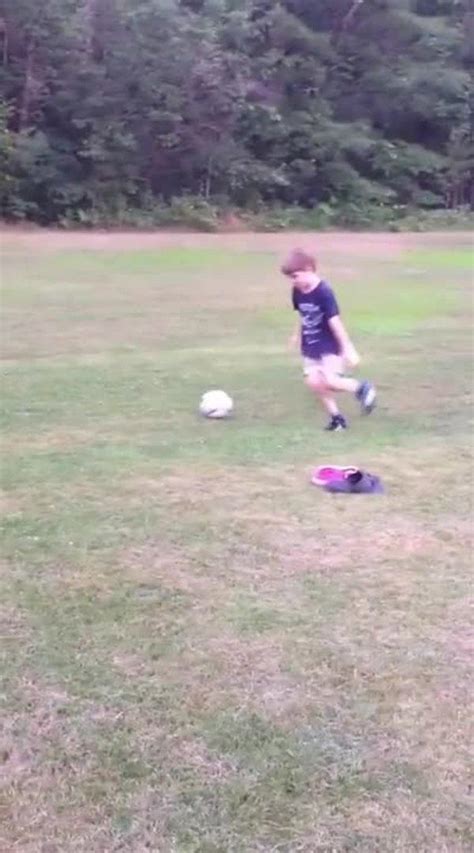 Dad Kicks Soccer Ball Into Sons Face Jukin Media Inc