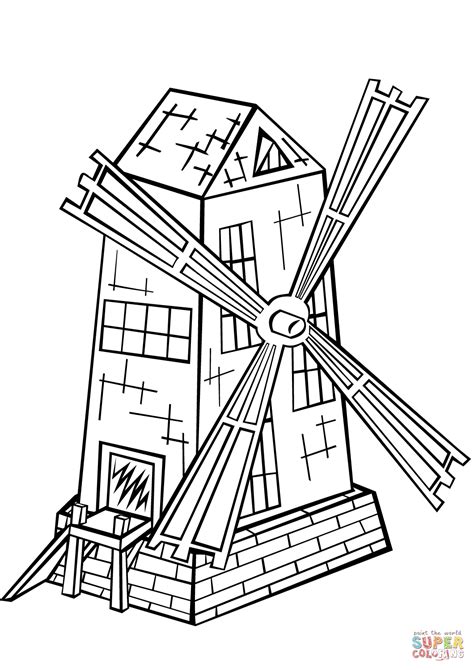 Click the post mill coloring pages to view printable version or color it online (compatible with ipad and android tablets). Post Mill coloring page | Free Printable Coloring Pages