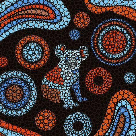 Colorful Aboriginal Art