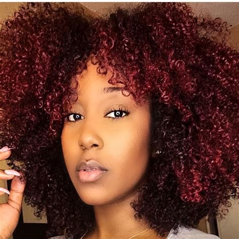 The Hottest Colors Of 2018 For Natural Hair Natural Hair Styles Wine