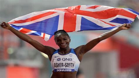 World Athletics Championships 2019 Dina Asher Smith Strikes Gold In 200m Final Grant Holloway