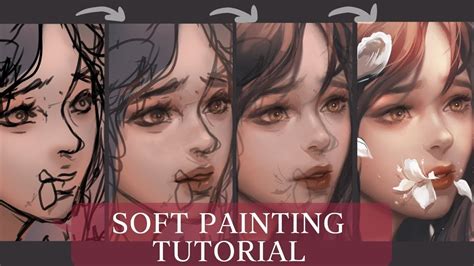 Medibang Soft Painting Brush Settings Tutorial Speedpaint Youtube