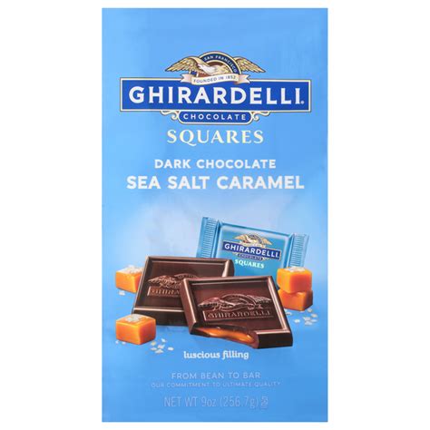 Save On Ghirardelli Chocolate Squares Dark Chocolate Sea Salt Caramel