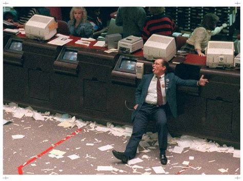 Remembering Black Monday Pictures From The Worst Stock Market Crash In