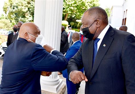 Flickriver Photoset President Cyril Ramaphosa Receives A Courtesy