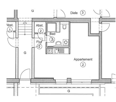 Altbauwohnung mieten in köln, z.b. Möbliertes Apartment - 1-Zimmer-Wohnung in Köln-Deutz
