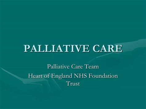 Ppt Palliative Care Powerpoint Presentation Free Download Id1871771
