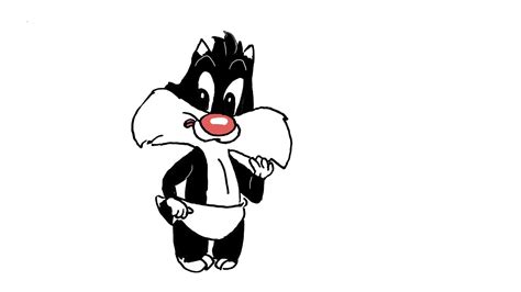 How To Draw Baby Sylvester Looney Tunes Youtube