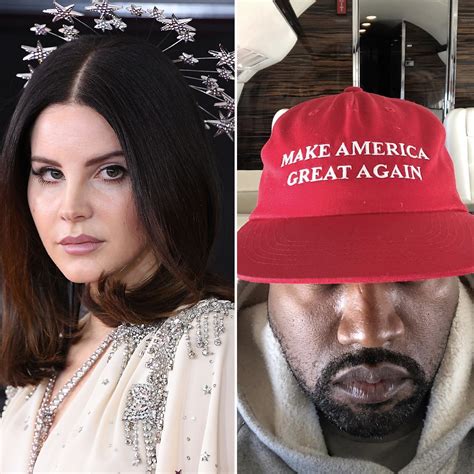 Lana Del Rey Called Out Kanye West’s Pro Trump Maga Hat