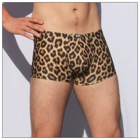 boxer shorts leopard mens underwear at clothes to pose