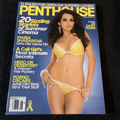 Penthouse Magazine June Pet Daisy Marie Like New Condition Porno