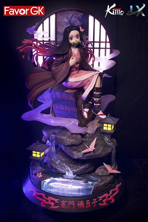 16 Scale Kamado Nezuko With Led Demon Slayer Kimetsu No Yaiba Resin