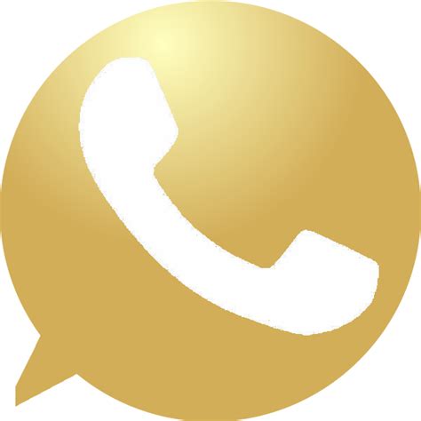 Logo Whatsapp Png Dorado Imagesee