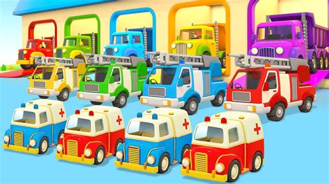 Car Cartoons For Kids And Helper Cars Cartoon Full Episodes Fire Truck