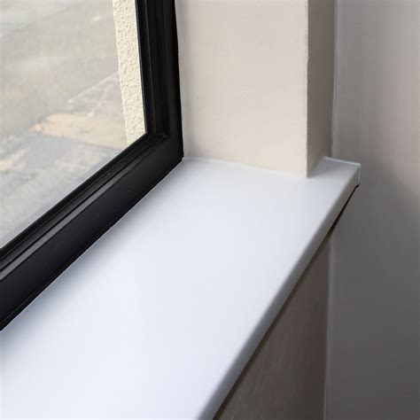 250mm White Upvc Window Boardcill Cover 125m Long 9mm Thick Plastic