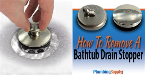 I also need instructions on installing a new bath faucet. How To Remove a Bathtub Drain Stopper