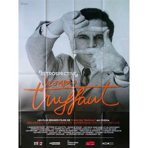 FranÇois Truffaut Retrospective Movie Poster 47x63 In 2000