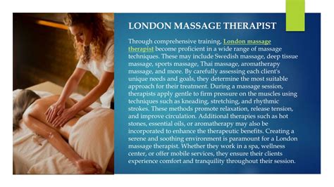 Ppt London Massage Therapist Powerpoint Presentation Free Download Id12189192