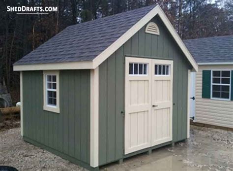 12x12 Shed Plans Blueprints For Constructing A Large Shed 10x12 Shed