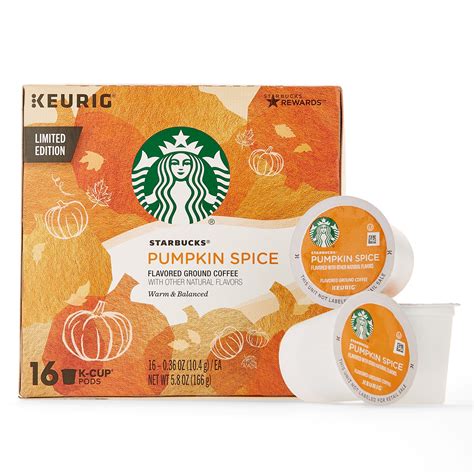 Starbucks Pumpkin Spice Flavored Single Cup Coffee For