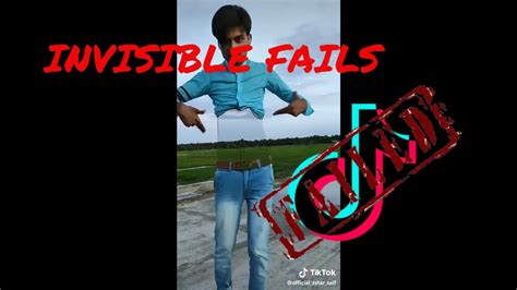 Tik Tok Invisible Fails 2020 Youtube