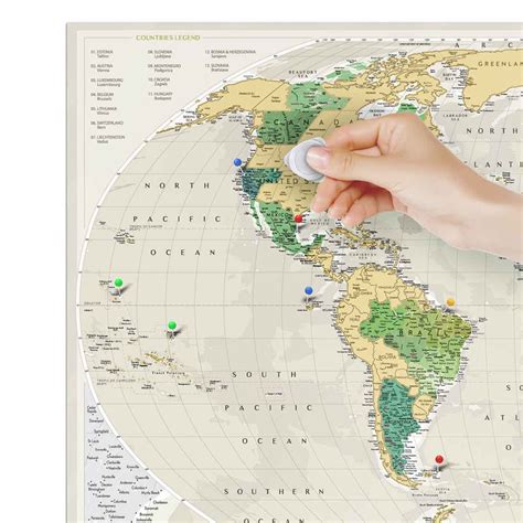 World Travel Map Geography 1deame Touch Of Modern