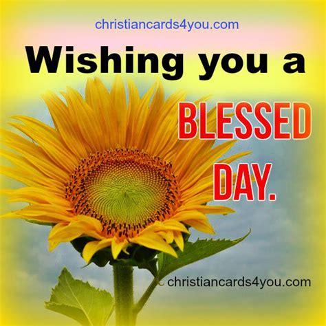 Wishing You A Blessed Day Of Peace Christian Cards For You