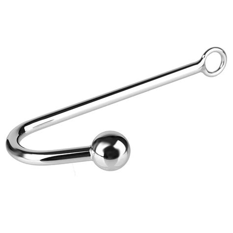 Stainless Steel Anal Butt Plug Hook Metal Anus Dildo Anal Sex Toys For