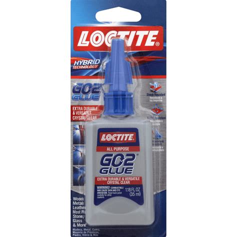 Loctite Glue Go2 Crystal Clear All Purpose School Supplies