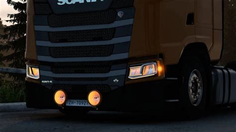 Scania Rjl Nextgen Orange Light Pack Solp V12 144 Ets2 Mods