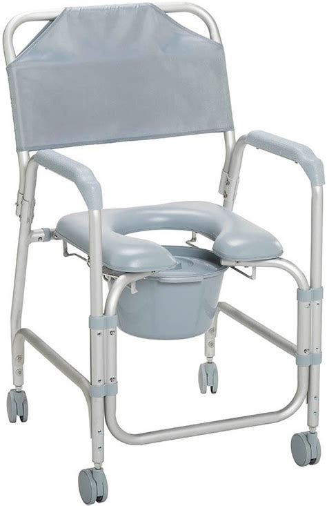 Drive 11114kd 1 Padded Shower Chair Commode With Casters