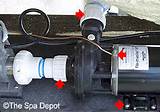Images of Spa Pump Leaking Water