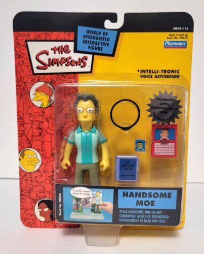 The Simpsons World Of Springfield Handsome Moe Action Figure Series 15 Free Ship Ebay