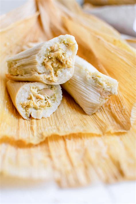 How To Make Tamales Green Chile Chicken Tamales