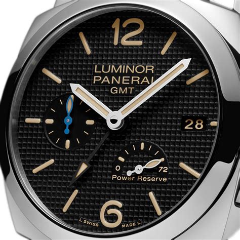 Panerai Luminor Gmt Power Reserve 42mm Mens Watch Pam01537 Watches Of