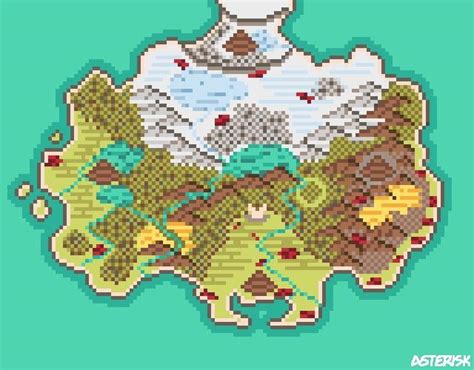 The World Of Black Clover Pixel Fan Map By Me Details In The