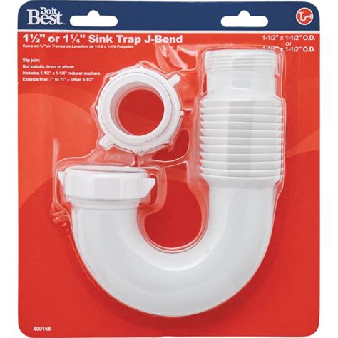 Buy Do It Best Plastic Flexible J Bend With Adapter 1 12 Or 1 14 X