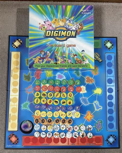 Digimon Digital Monsters The Board Game 2000 Vintage Rare And Complete £6