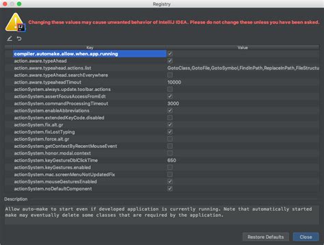 JAVA Spring Boot Hot Swapping Settings