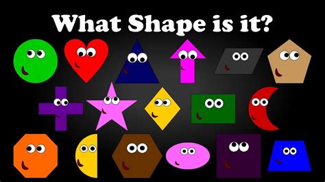 What Shape Is It Shapes And Forms Learning Fun For Preschoolers Kids
