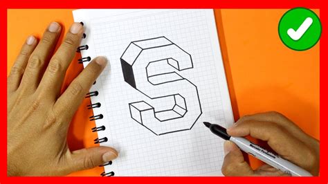 Dibujos Muy Faciles Como Dibujar Letras En 3d Letra S Easy Way To