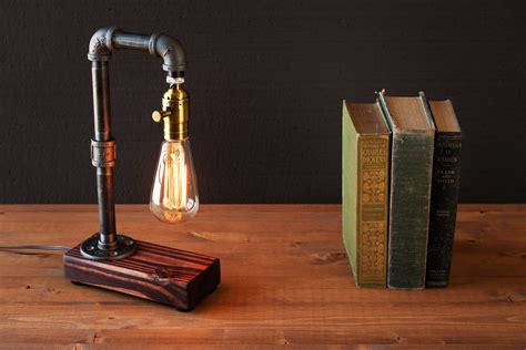 Table Lamp Desk Lamp Edison Steampunk Lamp Rustic Home Decor T For Men Farmhouse Decor Home